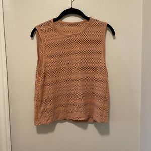 Lululemon Light Pink/Nude Muscle Tank